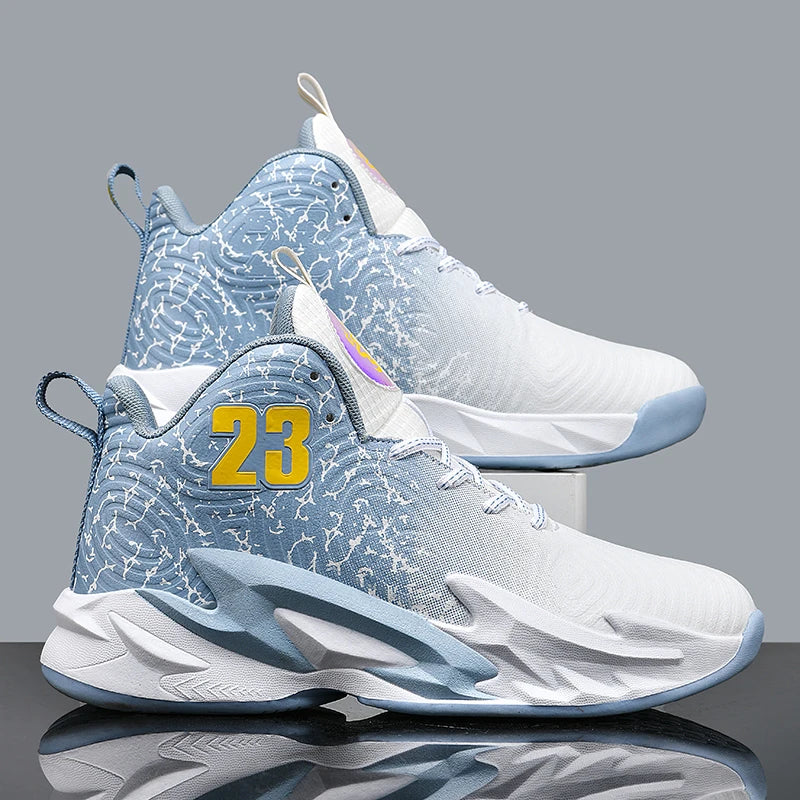 Men Basketball Shoes Breathable Non-Slip Outdoor Fashion Sneakers