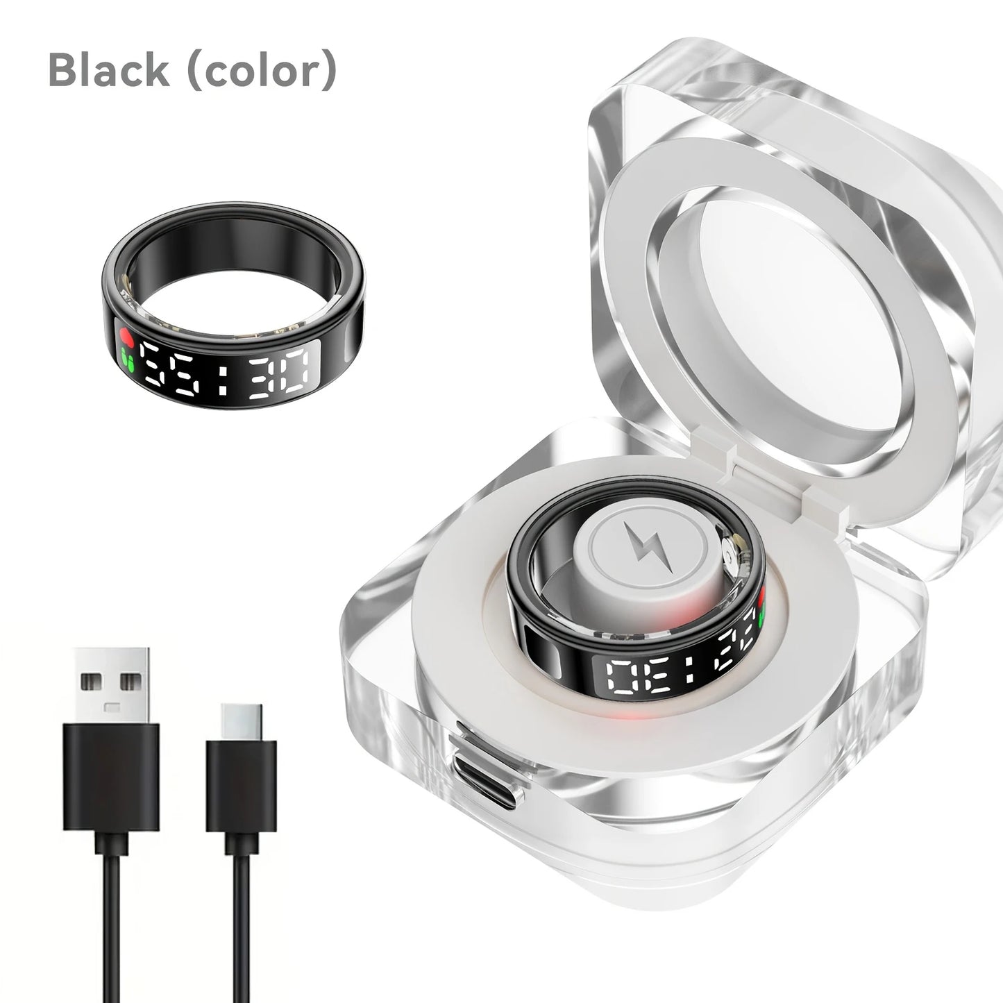 Smart ring, sleep and motion monitoring, iPhone/ Android compatible