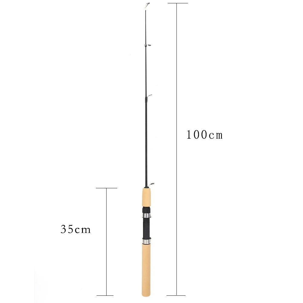 Mini Telescopic Carbon Fiber Ice Fishing Rod