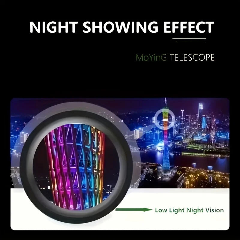 2000X25 HD Monocular Telescope, Compact for Hiking, Fishing, Camping