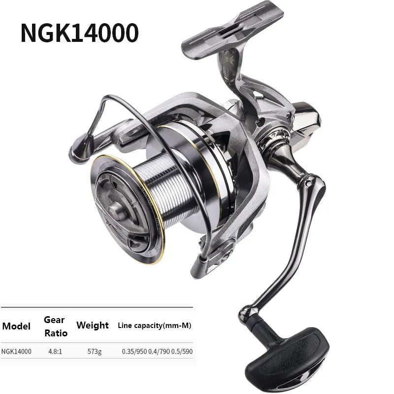 Super smooth long casting fishing reel