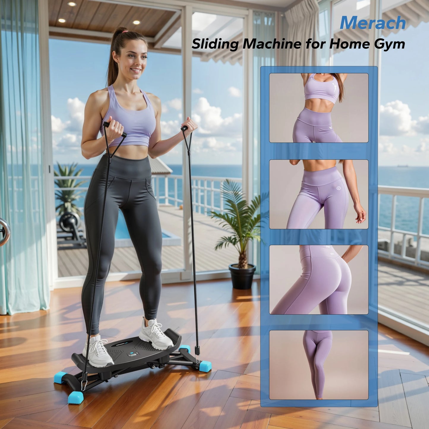 Ski Training Machine Leg Exercise Full Body Exercise Equipment