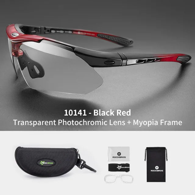 Photochromic Bicycle Cycling Sunglasses Polarized UV400 Bicycle Goggles