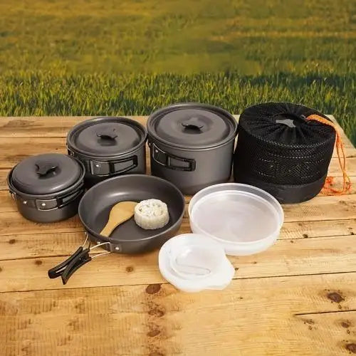 Foldable Picnic BBQ Pot Set for Outdoor Camping