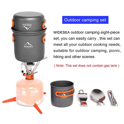 Outdoor Cookware and Stove Set