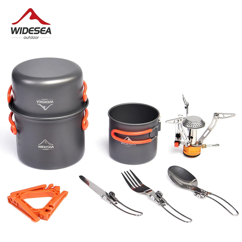 Outdoor Cookware and Stove Set