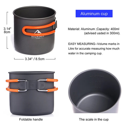 Outdoor Cookware and Stove Set