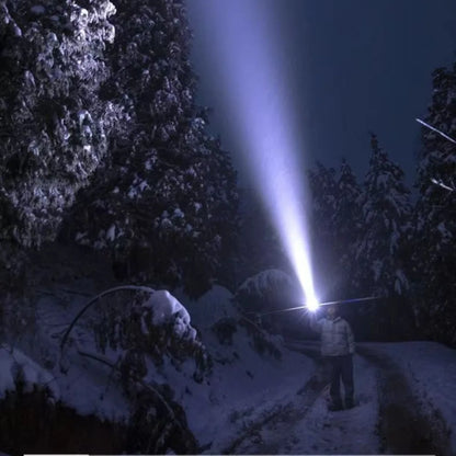 Solar/USB Rechargeable LED Flashlight - 3-in-1 Headlamp