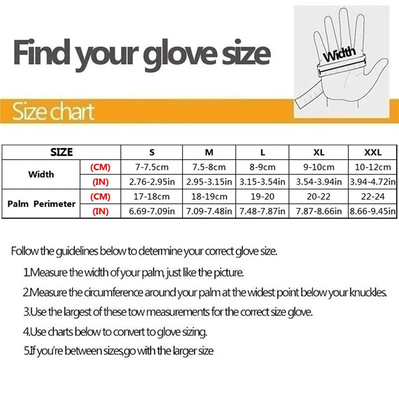 Winter Warm Cycling Gloves  Warm Touchscreen Full Finger Glove Waterproof Outdoor Bike Skiing Fishing Motorcycle Riding good