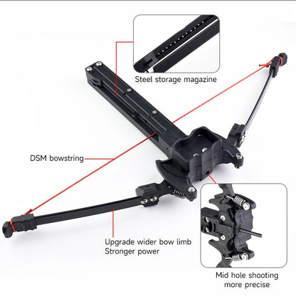 Ball & Arrow Dual-purpose Folding Recurve Compound Bow