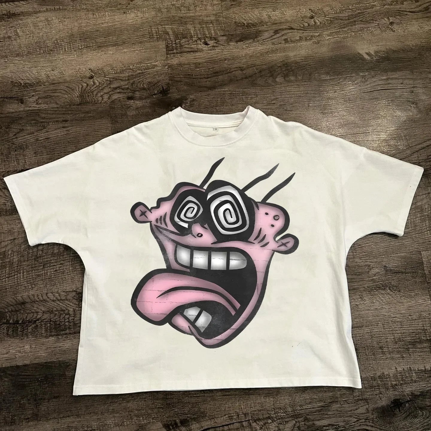 Chic American Anime Cartoon Cotton Men's Fashion Loose T-shirt