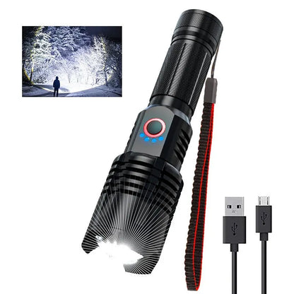 Super Bright Rechargeable LED Flashlight