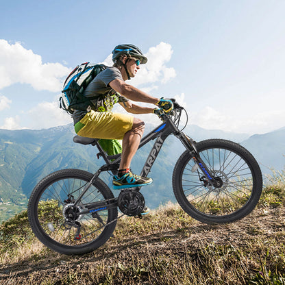 Dual Full Suspension Mountain Bike 24/26/27.5 Inch, 21-Speed