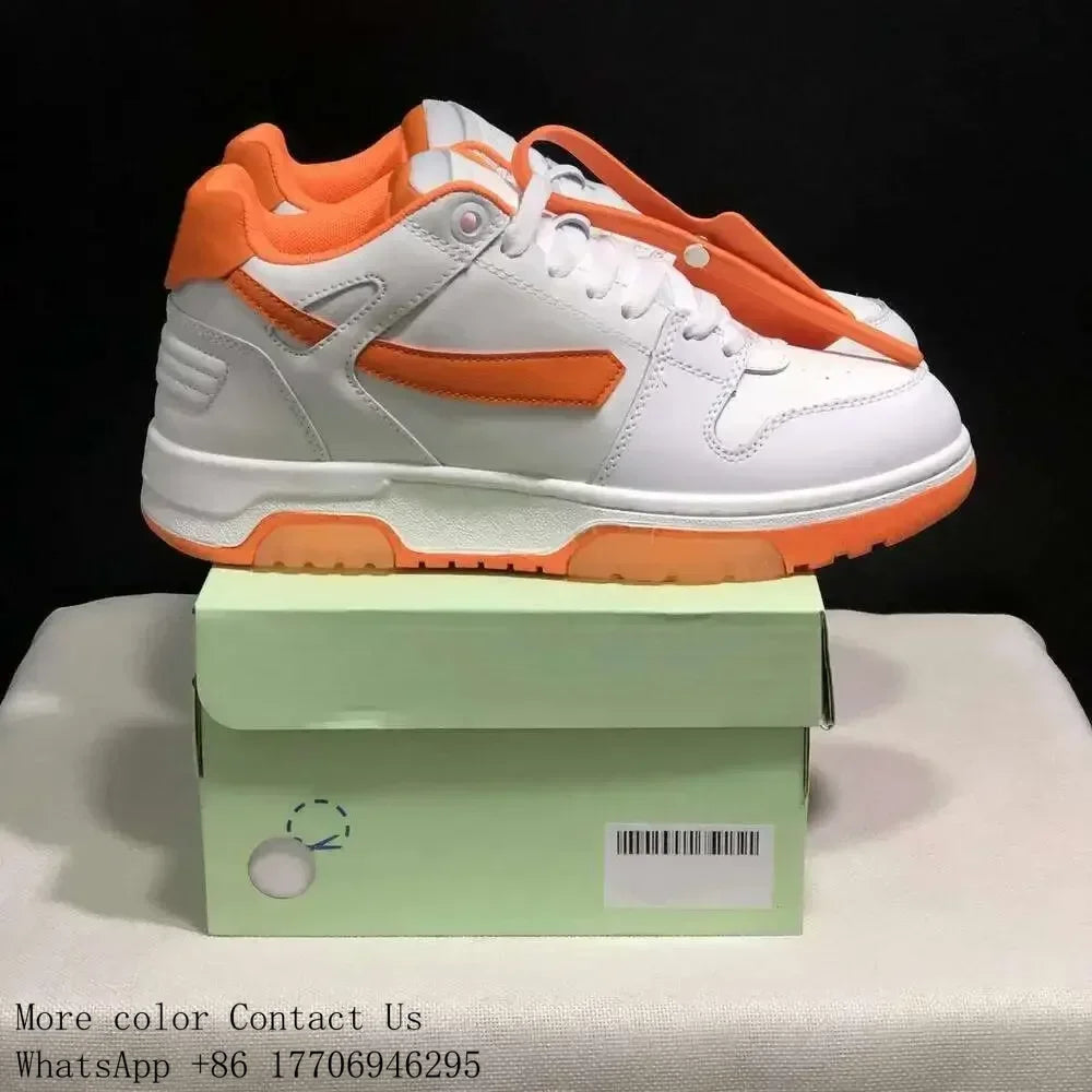 Slim Arrow Sports Designer Sneaker non-slip soles Leather Zip