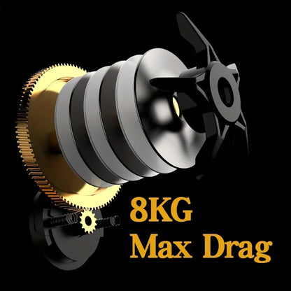 Integrated Ak Water Drop Wheel, Durable Stainless Steel, 7:2:1 Speed up to Resistance 8kg