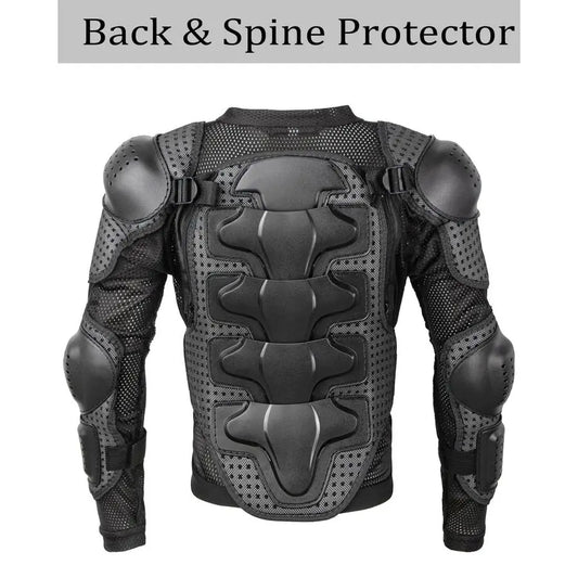 Motorcycle Skateboard Back Chest Elbow Armor Protection Jacket