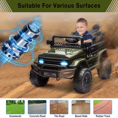 3-8years Kids 12V Ride- On Truck with Remote Control