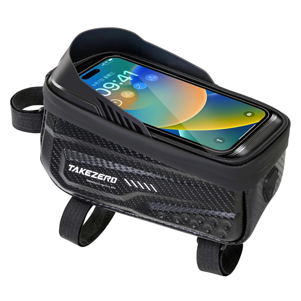 Bicycle Waterproof 6.8 Inch Touch Screen Frame Bag