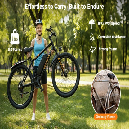 M10 26 29er Mountain Bikes,48v Aluminum Alloy 1000w Motor Ebike, Adjustable Brake Seat,for Cycling Electric Bicycle