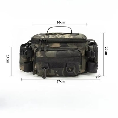 Multifunctional Fishing Backpack for Men Large Capacity Rod Storage Shoulder Bag Outdoor Sports Fish Equipment Storage Pack 2028