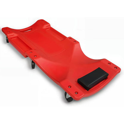 Mechanic Creeper - 40 Inch with Padded Headrest and Dual Trays