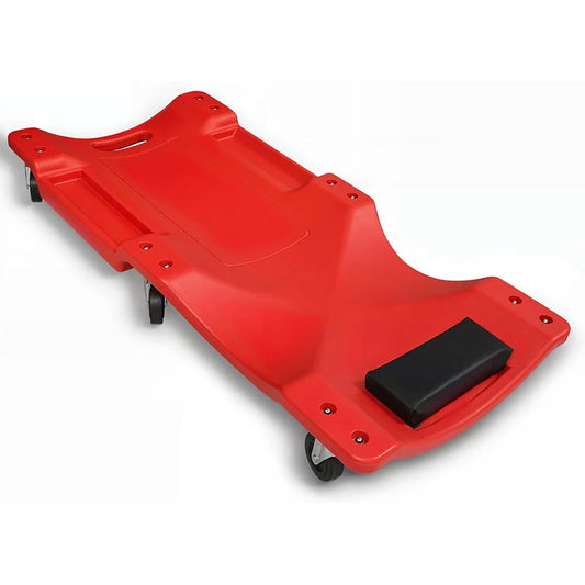 Mechanic Creeper - 40 Inch with Padded Headrest and Dual Trays