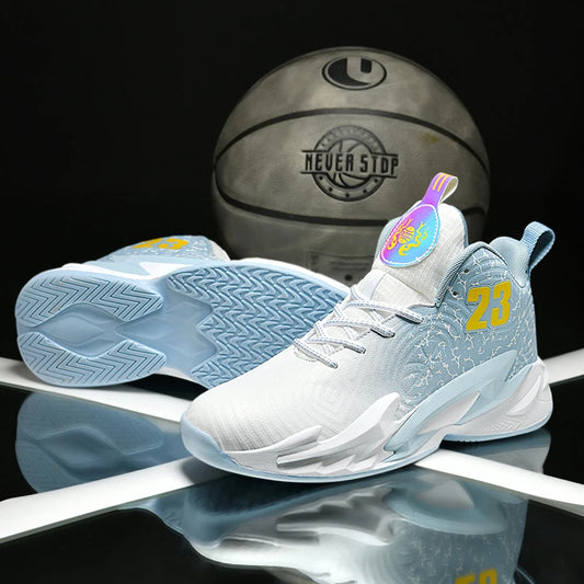 Men Basketball Shoes Breathable Non-Slip Outdoor Fashion Sneakers