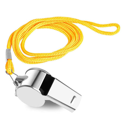 Referee Metal Whistle with Rope for Soccer Football Basketball Training