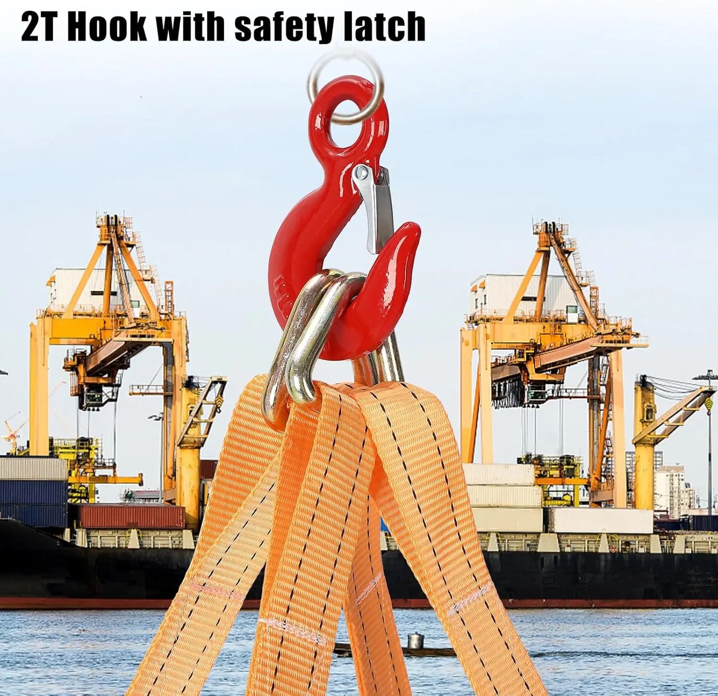 1600lb Watercraft Polyester Lifting Sling - Lifting Straps