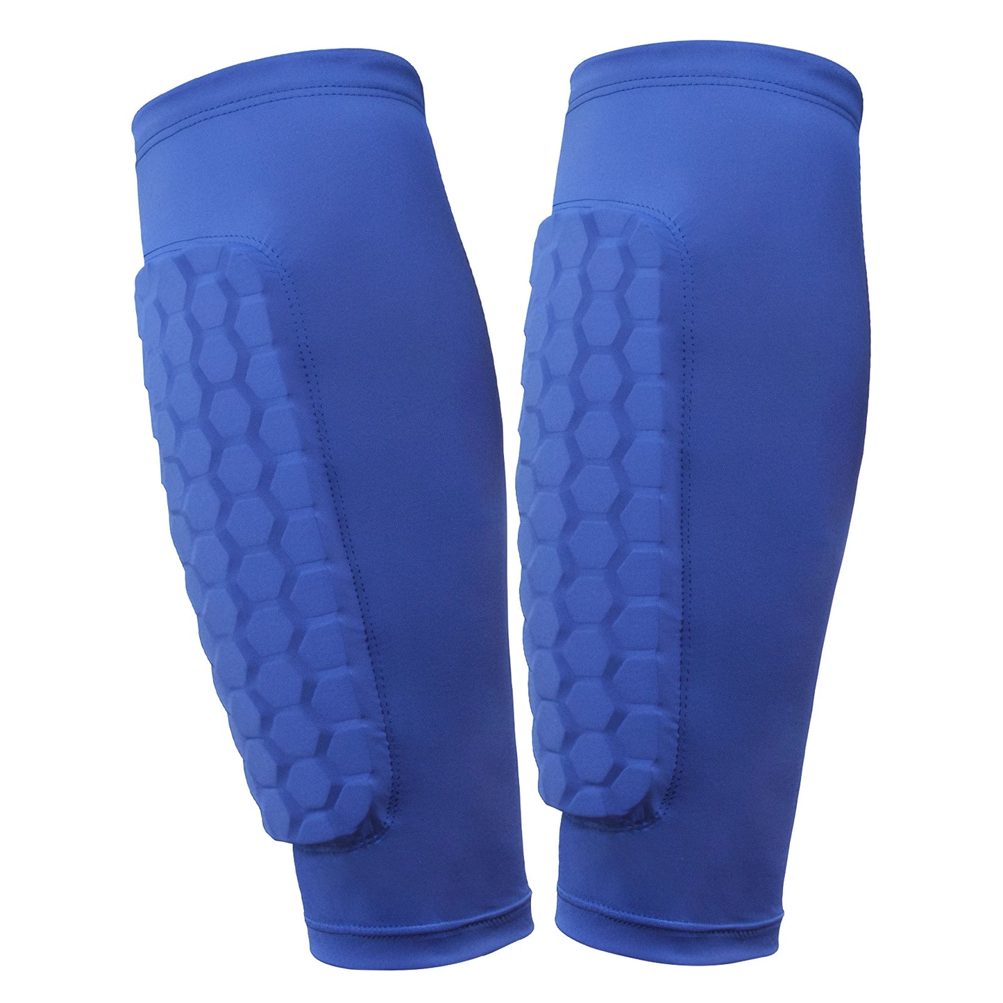 Soccer Shin Guards with Honeycomb Pads Ergonomic Protective Gear