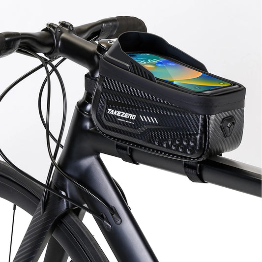 Bicycle Waterproof 6.8 Inch Touch Screen Frame Bag
