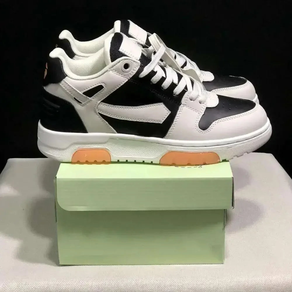 Slim Arrow Sports Designer Sneaker non-slip soles Leather Zip
