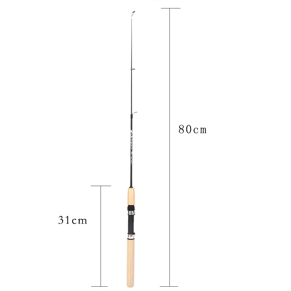 Mini Telescopic Carbon Fiber Ice Fishing Rod