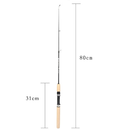 Mini Telescopic Carbon Fiber Ice Fishing Rod