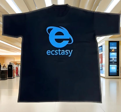 Men's T-shirt Pure Cotton Streetwear O-collar Short Sleeved Unisex