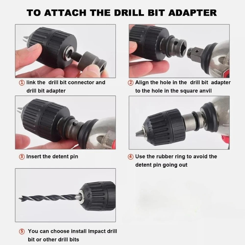 Brushless Impact Wrench 500N.m 18V Electric 1/2" Driver