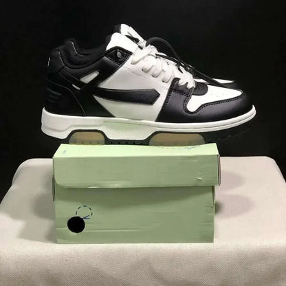 Slim Arrow Sports Designer Sneaker non-slip soles Leather Zip