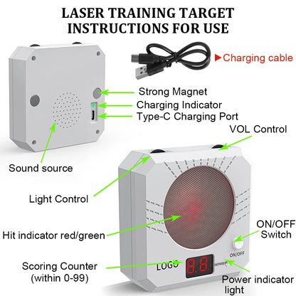 Electronic Scoring Laser Target Practice Training Toy