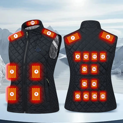 Women's 21-zone Thermal Electric Heated Vest