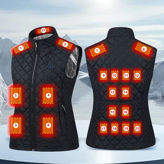 Women's 21-zone Thermal Electric Heated Vest