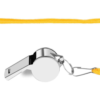 Referee Metal Whistle with Rope for Soccer Football Basketball Training