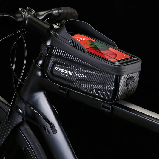 Bicycle Waterproof 6.8 Inch Touch Screen Frame Bag