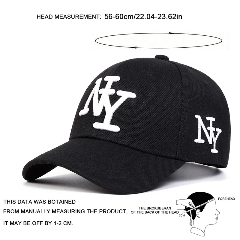 1piece Unisex Letter Embroidery Baseball Cap Outdoor Adjustable