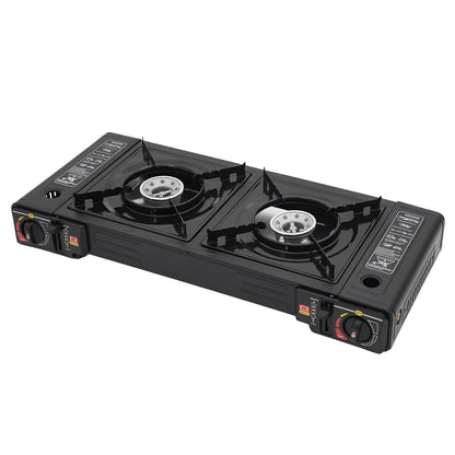 2 Burner Portable Butane Outdoor Camping Stove
