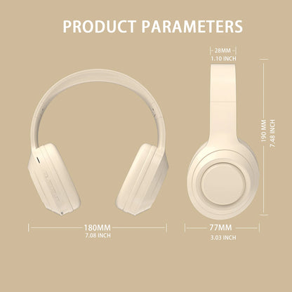 Wireless Bluetooth Over Ear Noise Reduction HIFI Stereo Headphones