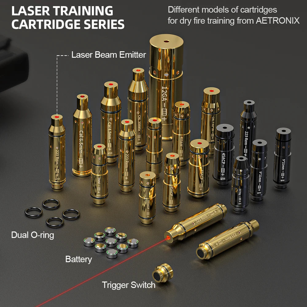 9mm Red Dot Laser Dry Fire Cartridge Pistol Trainer