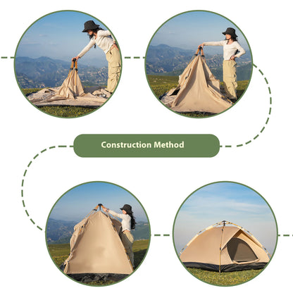 2-4 Person Lightweight Windproof Camping Tent