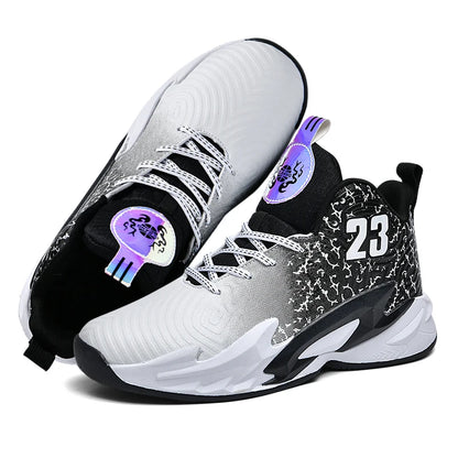 Men Basketball Shoes Breathable Non-Slip Outdoor Fashion Sneakers