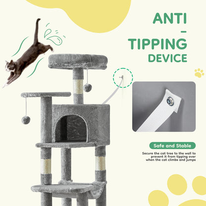 Cat House Tree Climbing Tower for Indoor Cats