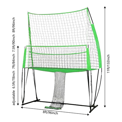 Adjustable Tennis/Badminton/Volleyball Nylon Training Net